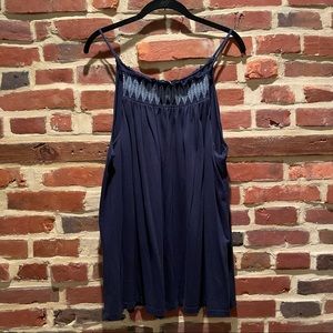 Blue Old Navy Racerback Flowy Shirt